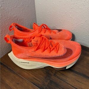 Nike Air Zoom Alphafly Next% Bright Orange CI9925-800 Size 6.5 Men/8 Women